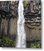 Svartifoss Waterfall - Iceland Metal Print