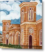 Synagogue Wiznitz Exterior Metal Print