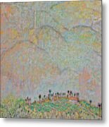 Taiwan Mountains Metal Print