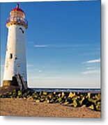 Talacre Lighthouse, North Wales Metal Print