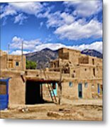 Taos Pueblo New Mexico 1 Metal Print