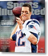 Tb12 Turns 40 Tom Brady 40th Birthday Tribute Issue Sports Illustrated Cover Metal Print