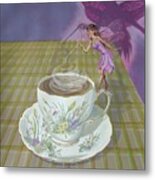 Tea Fairy Metal Print