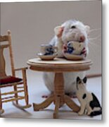 Tea-time Metal Print