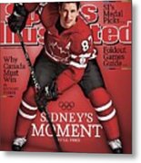 Team Canada Sidney Crosby, 2010 Vancouver Olympic Games Sports Illustrated Cover Metal Print