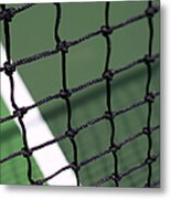 Tennis Net Metal Print