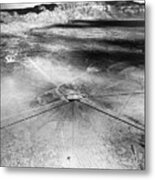 Test Site And Bomb Crater Metal Print