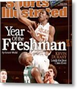 Texas Kevin Durant, 2006 2k Sports College Hoops Classic Sports Illustrated Cover Metal Print