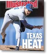 Texas Rangers Nolan Ryan... Sports Illustrated Cover Metal Print
