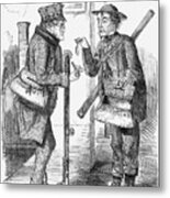 The Anglers Return, 1859 Metal Print