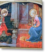 The Annunciation, C1450-1453. Artist Metal Print