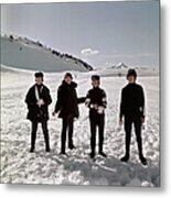 The Beatles In Austria Metal Print