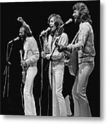 The Bee Gees Perform Live Metal Print