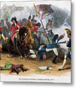 The Carabiniers At The Battle Metal Print
