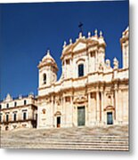 The Cathedral Of Noto Metal Print