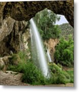 The Cave View Metal Print