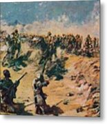 The Charge Of The 21st Lancers Metal Print