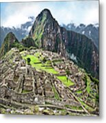 The Classic Shot Of Machu Picchu Metal Print
