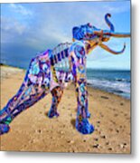 The Clockwork Pachyderm Metal Print