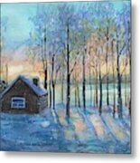 The Color Of Winter Is White ? Metal Print