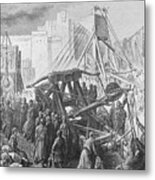 The Crusaders War Machinery By Gustave Metal Print