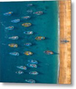 The Direction Of The Sea Metal Print
