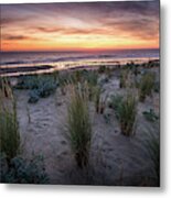 The Dunes In The Sunset Light Metal Print