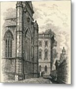 The East End Of The College Chapel Metal Print