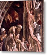 The Fire In The Borgo Detail, 1514 Metal Print
