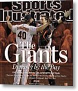 The Giants Dynasty By The Bay Sports Illustrated Cover Metal Print