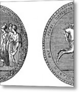 The Great Seal Of King George Iv, C1895 Metal Print