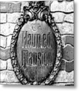 The Haunted Mansion Emblem Metal Print