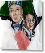 The Honorable Elijah Muhammad And The Minister Louis Farrakhan Metal Print