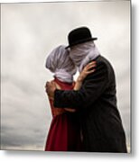 The Lovers Then And Now Metal Print