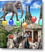 The Magician On The Roof Metal Print