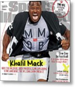 The Mmqb Issue Oakland Raiders Khalil Mack Sports Illustrated Cover Metal Print