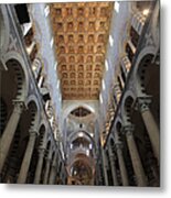 The Nave Of Pisa Cathedral Metal Print