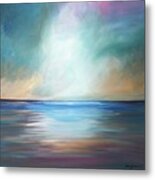 The Ocean Meets The Sky Metal Print