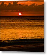 The Red Sunset Metal Print