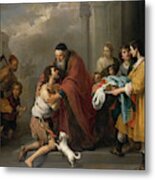 The Return Of The Prodigal Son, 1670 Metal Print