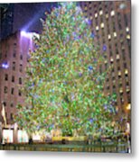 The Rockefeller Center Christmas Tree Metal Print