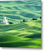 The Rolling Fields Of Palouse Metal Print