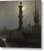 The Rostral Column Near The Stock Metal Print