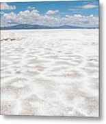The Salinas Grandes, Salt Desert Metal Print