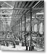 The Spinning Room In The Shadwell Rope Metal Print