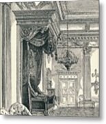 The Throne Room Dublin Castle, 1896 Metal Print