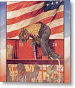 The Union Worker Metal Print