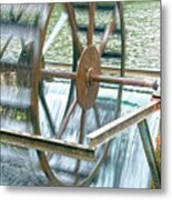 The Water Wheel Metal Print