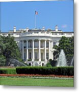 The White House In Summer Ds050 Metal Print