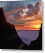 The Window At Sunset, Big Bend National Park, Texas Metal Print